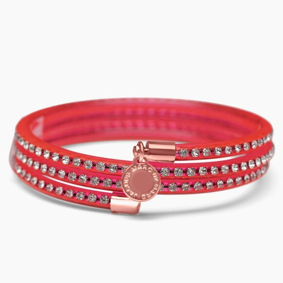 Marc by Marc Jacobs Slinky Wrap Bracelet in Knockout Pink NWT - Picture 4 of 5